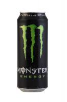 Monster energy zwart/groen blik