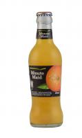 Minute maid orange glazen flesjes