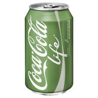 Geblokkeerd: Coca cola Life (groen) blik